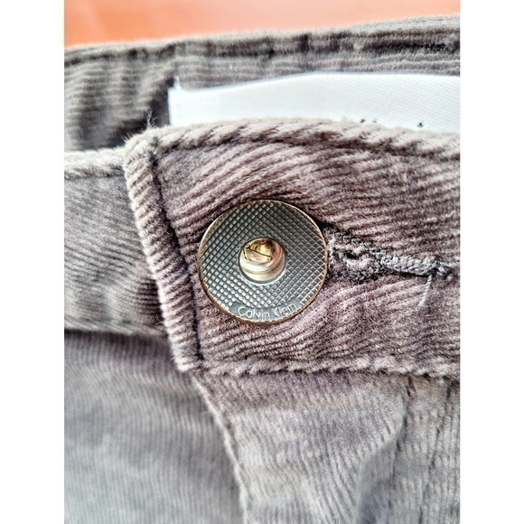 HP Calvin Klein Micro Corduroy, Slim Fit, Front Insert Pockets Men's Pants - Picture 5 of 11